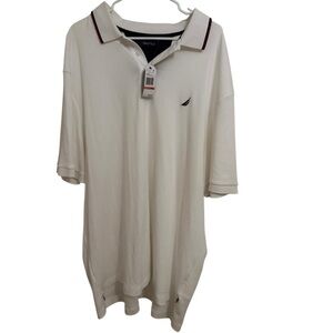 Nautica 3XL Polo Bright White NWT